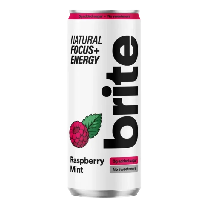 Brite Energetický nápoj malina máta 330 ml